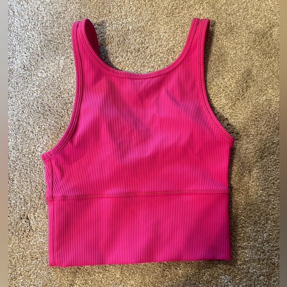 Lululemon women’s power pivot tank reversible hot pink - Picture 3 of 5
